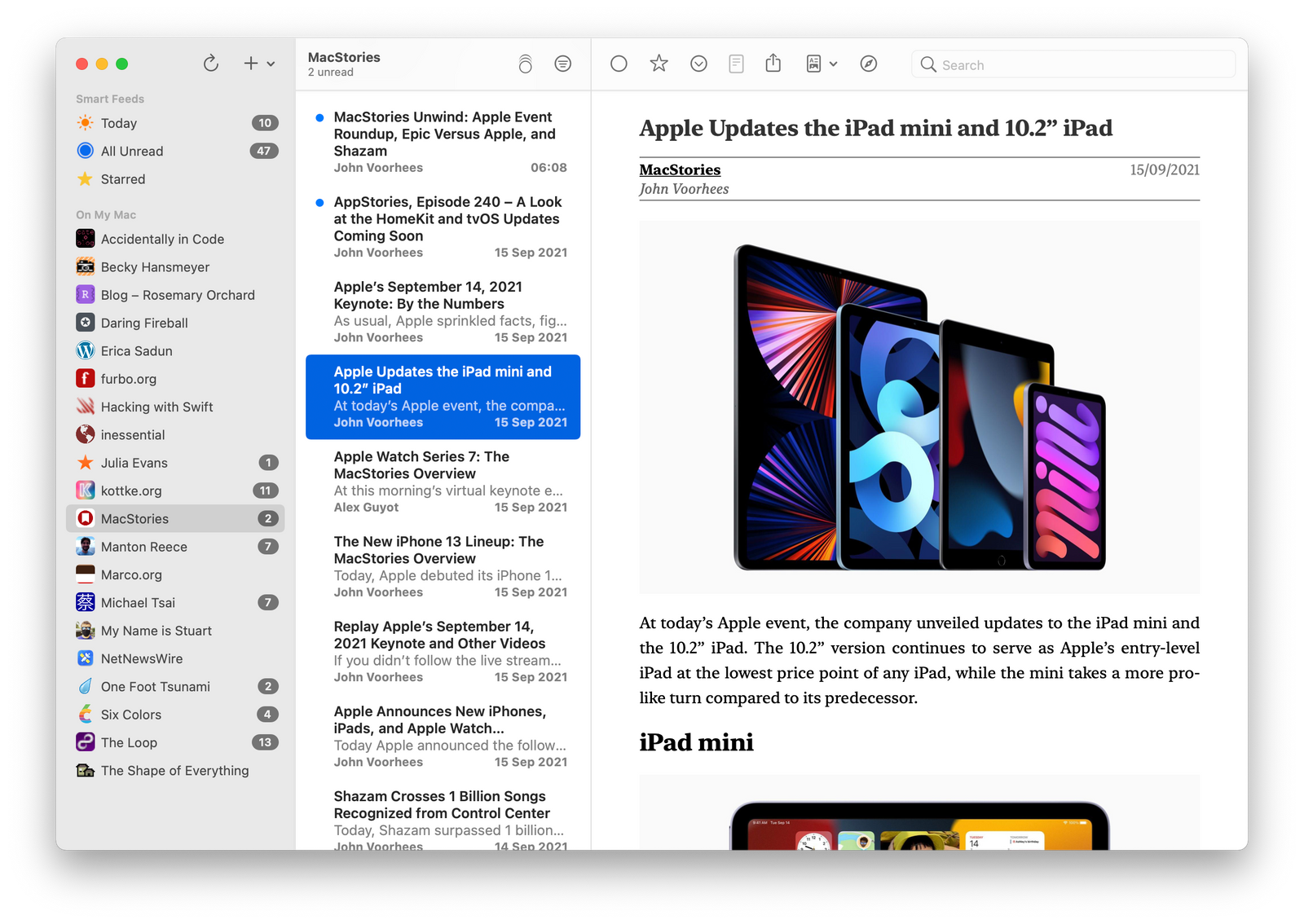 Projects / NetNewsWire Themes