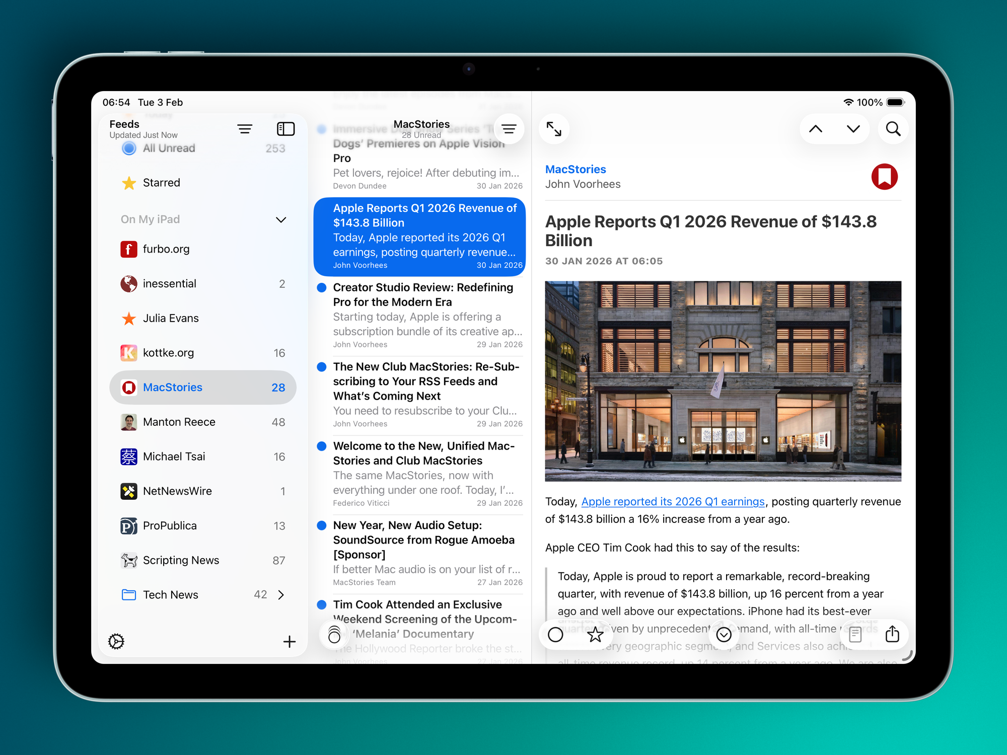 NetNewsWire 7 for iOS Out Now