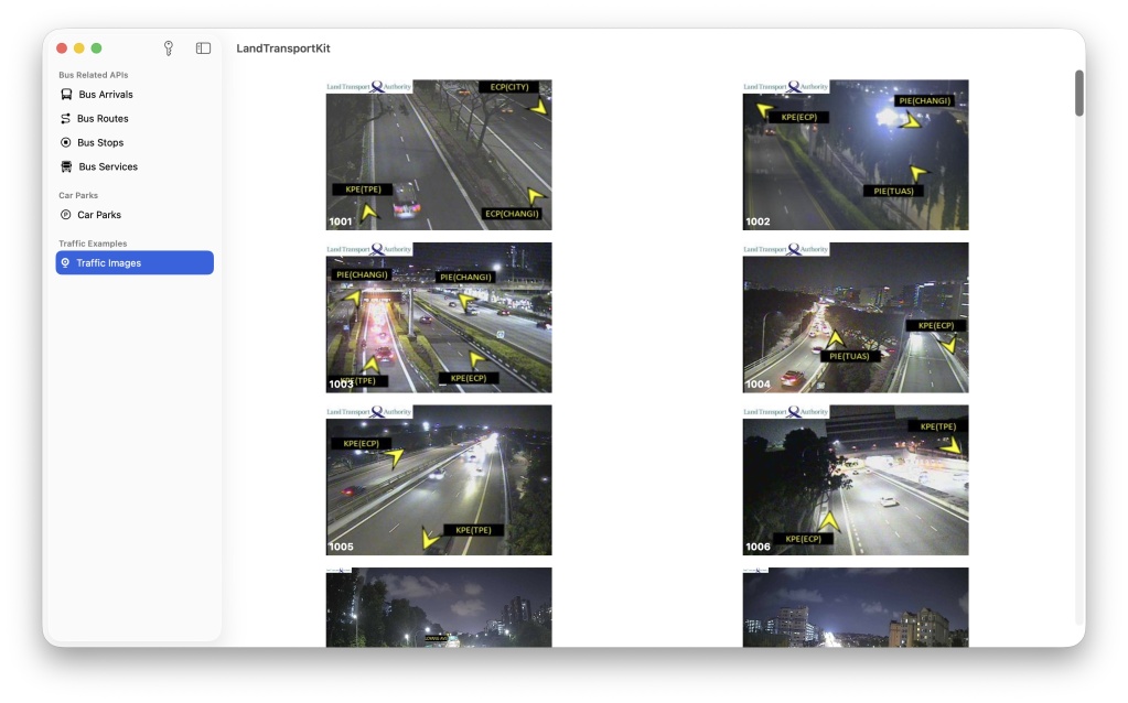 Traffic Camera Images